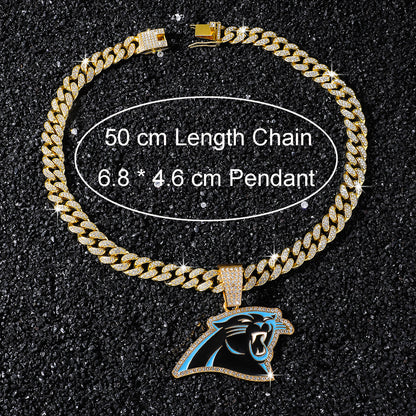Carolina Panthers necklace size guide