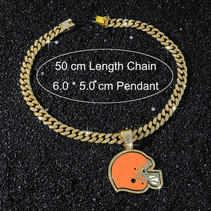 Cleveland Browns necklace size guide