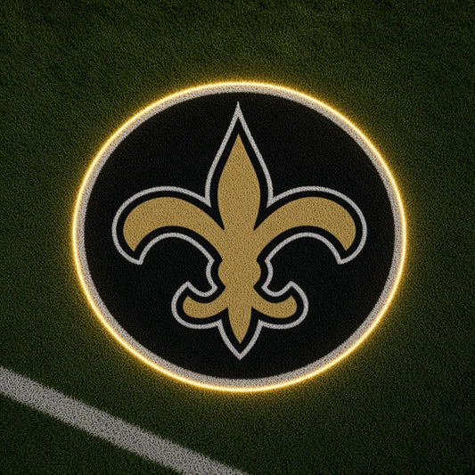 New Orleans Saints Football Car Door Projector Light grass scene