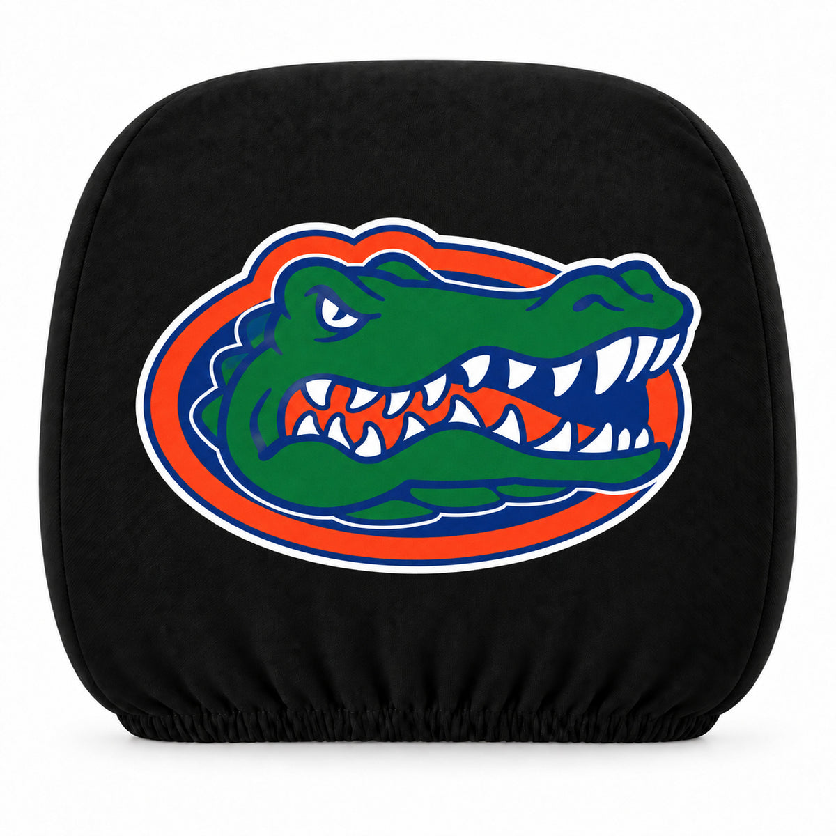 Florida Gators car headrest cover, Style 1 team design, white background