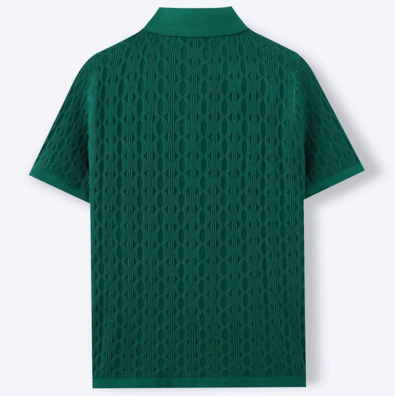 Heritage Knit Polo Tee