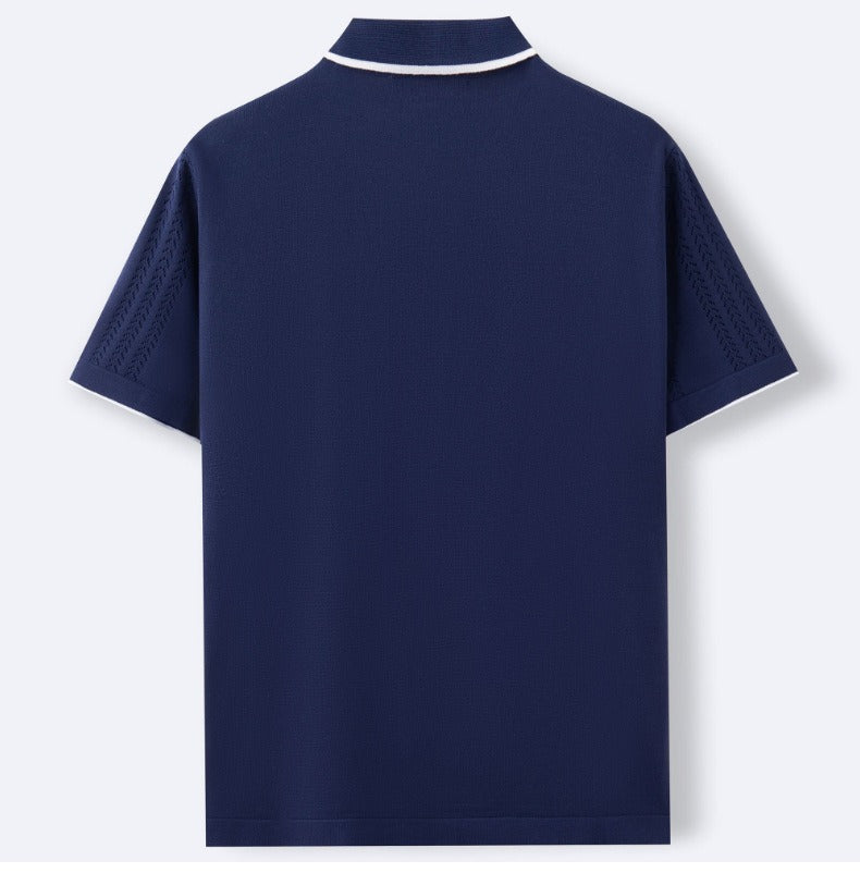 Luxe Caramel Polo Tee
