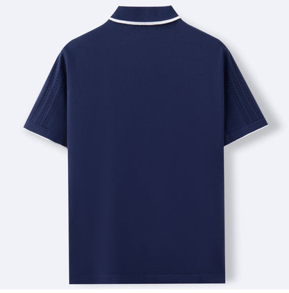 Luxe Caramel Polo Tee