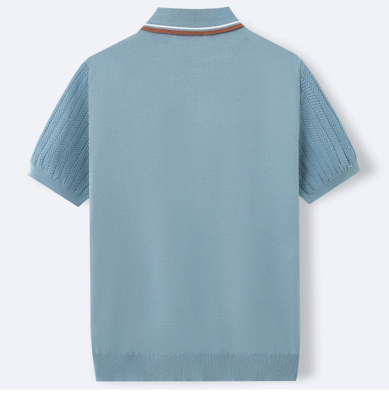Coastal Knit Polo Tee