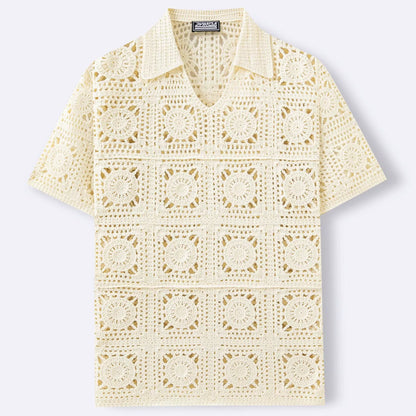 Ivory Crochet Shirt