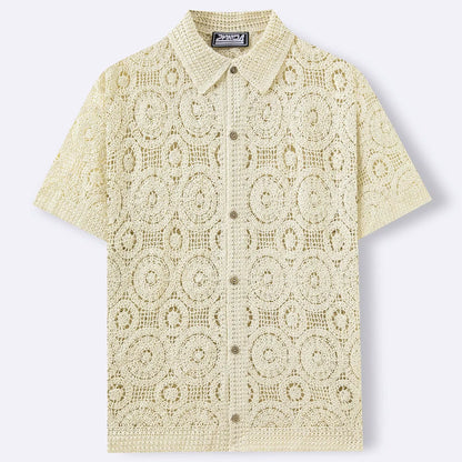 Luxe Crochet Shirt