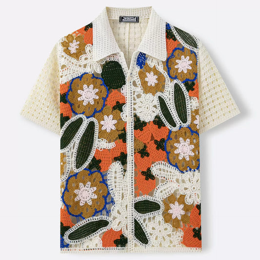 Floral Knit Shirt
