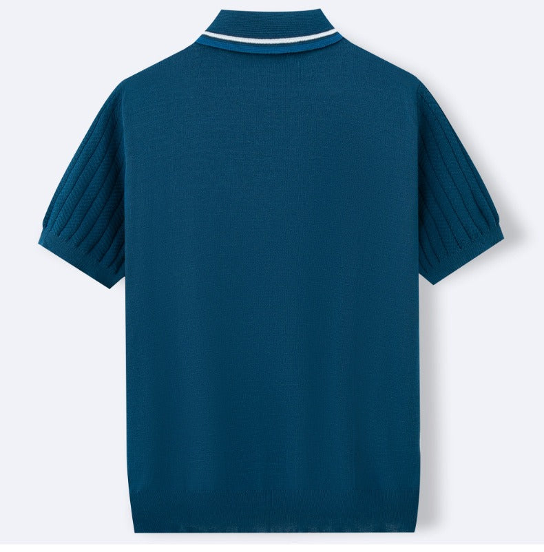 Coastal Knit Polo Tee