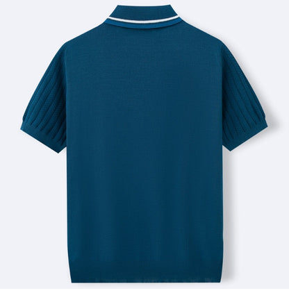 Coastal Knit Polo Tee