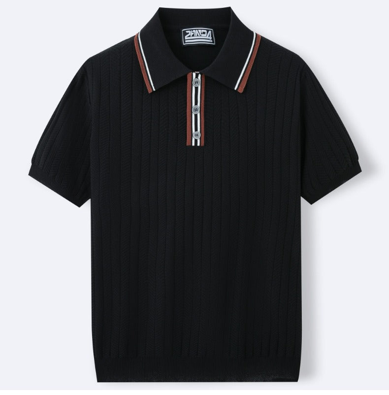Coastal Knit Polo Tee