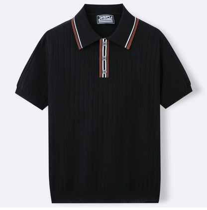 Coastal Knit Polo Tee