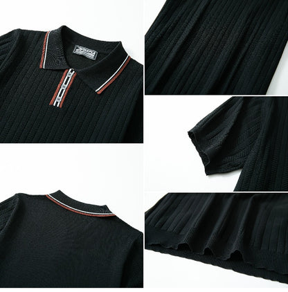 Coastal Knit Polo Tee