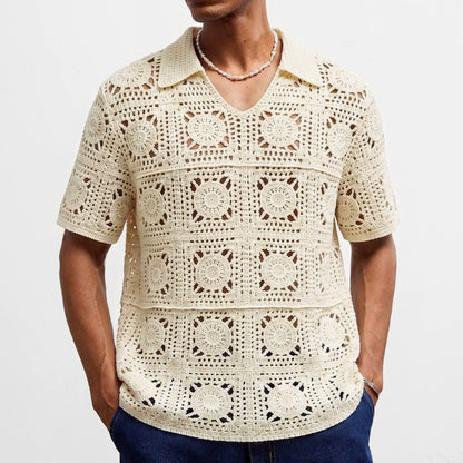 Ivory Crochet Shirt