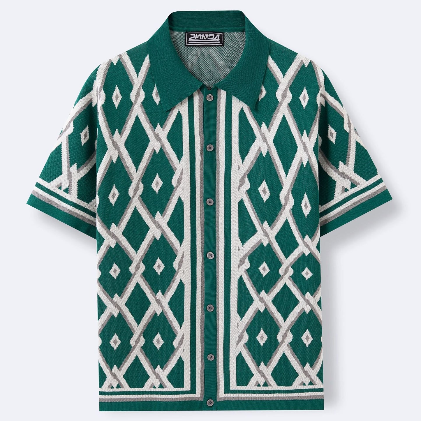 Luxe Jacquard Polo Tee
