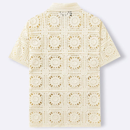 Ivory Crochet Shirt