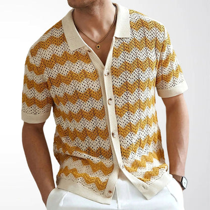 Summer Stripe Polo Tee