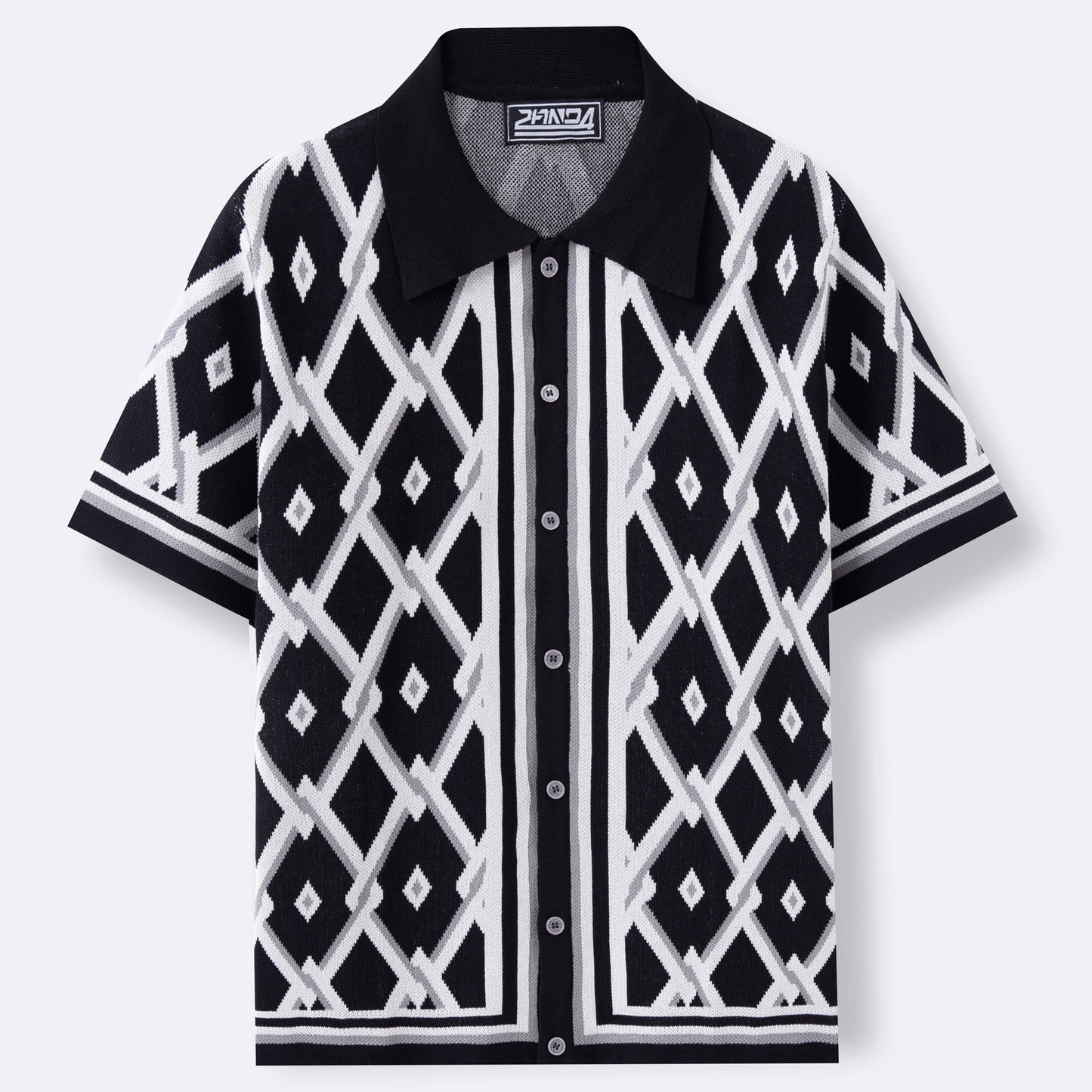 Luxe Jacquard Polo Tee