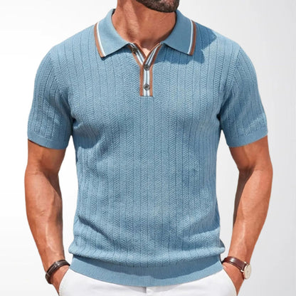 Coastal Knit Polo Tee