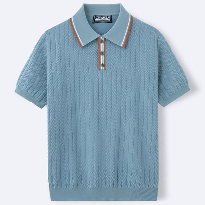 Coastal Knit Polo Tee