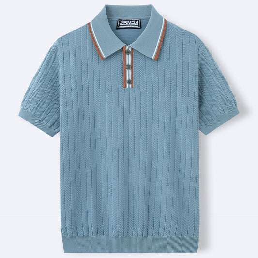 Coastal Knit Polo Tee
