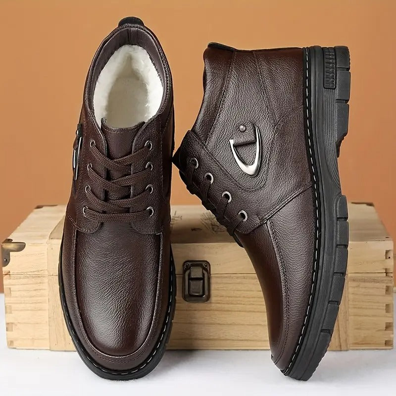 Men's Genuine Thermal Plush Winter Boots