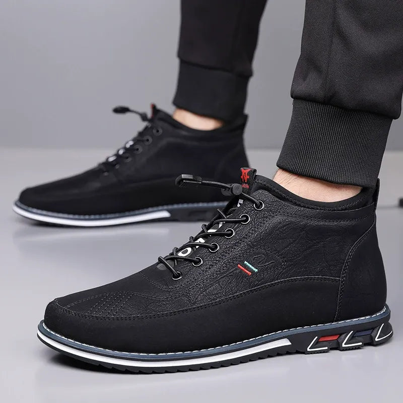 High-top Men's Casual Dress Orthopedic Dress Shoes（Upgraded）