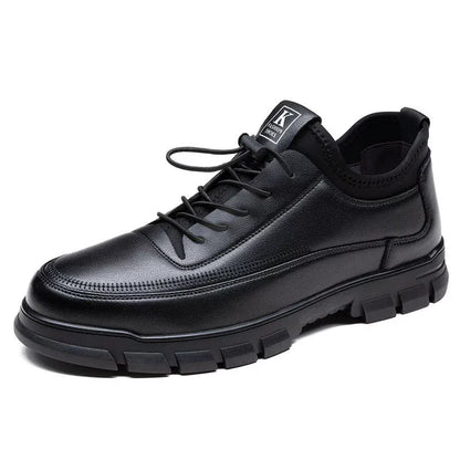 Leather slip-on comfort orthopedic sneakers - Bellkmart