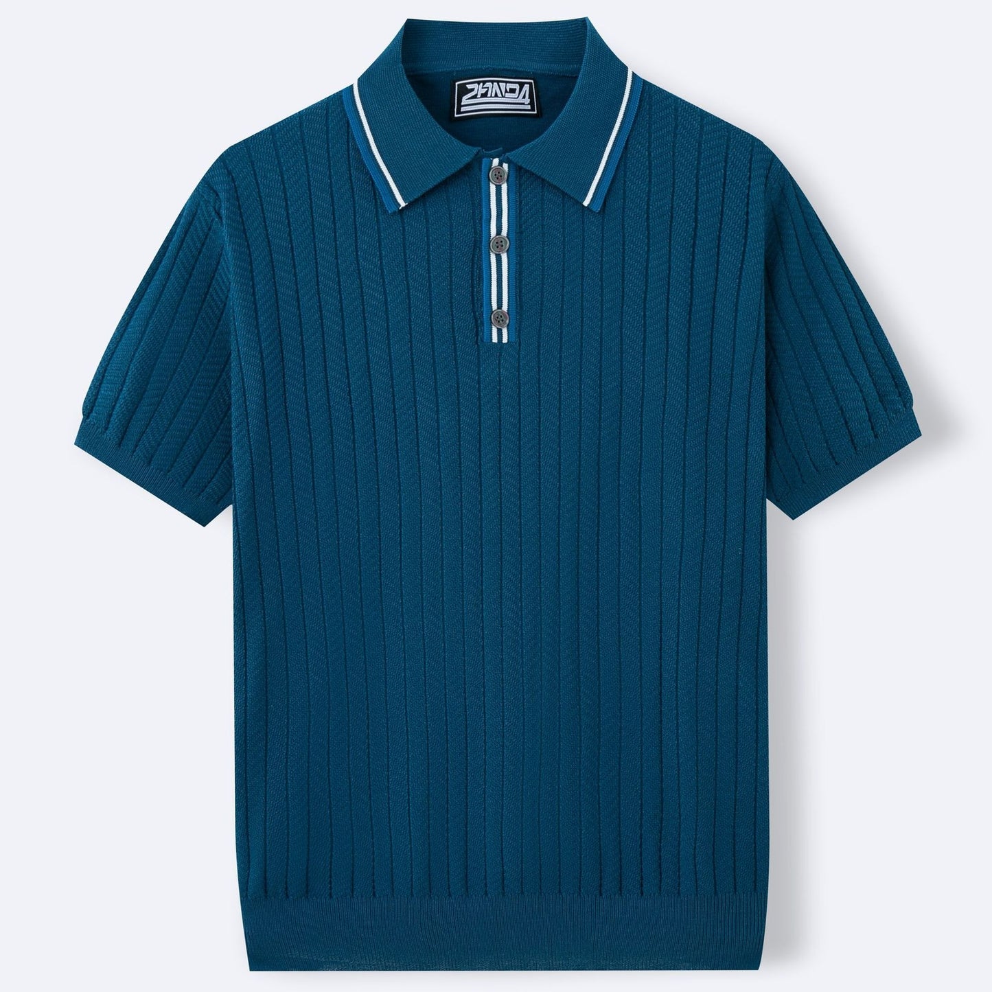 Coastal Knit Polo Tee