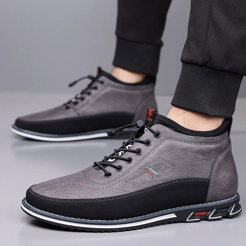 High-top Men's Casual Dress Orthopedic Dress Shoes（Upgraded）