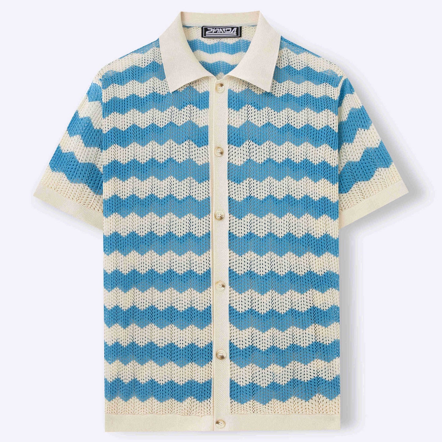 Summer Stripe Polo Tee