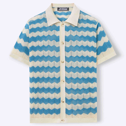 Summer Stripe Polo Tee