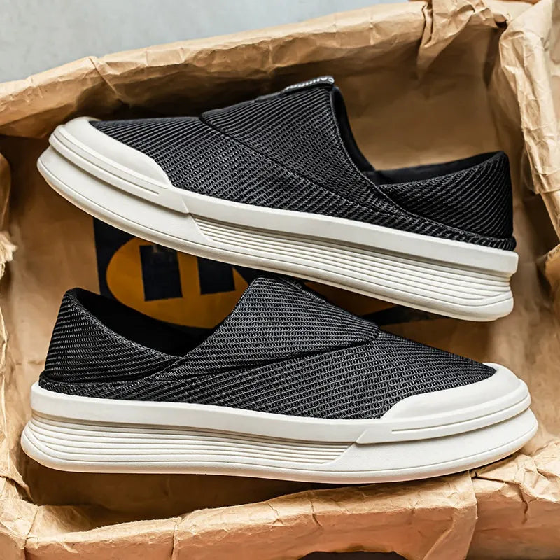 Slip-on mesh trendy shoes - Bellkmart
