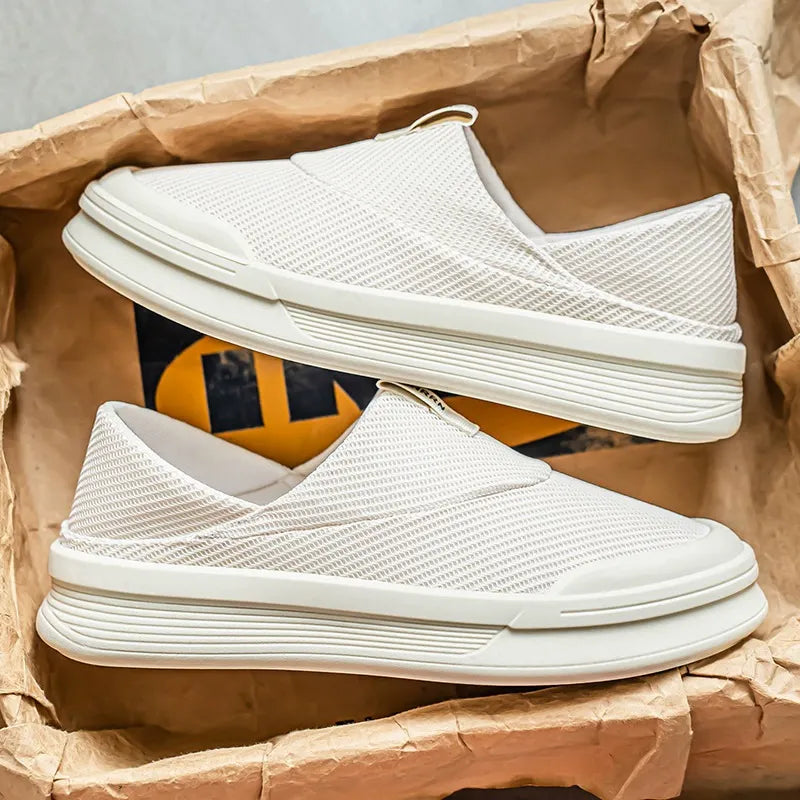 Slip-on mesh trendy shoes - Bellkmart