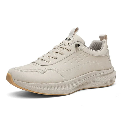 Wide Tox Box Comfy Leather Orthopedic Sneakers - Bellkmart
