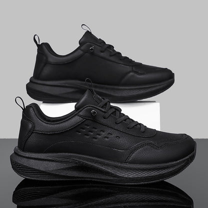 Wide Tox Box Comfy Leather Orthopedic Sneakers - Bellkmart