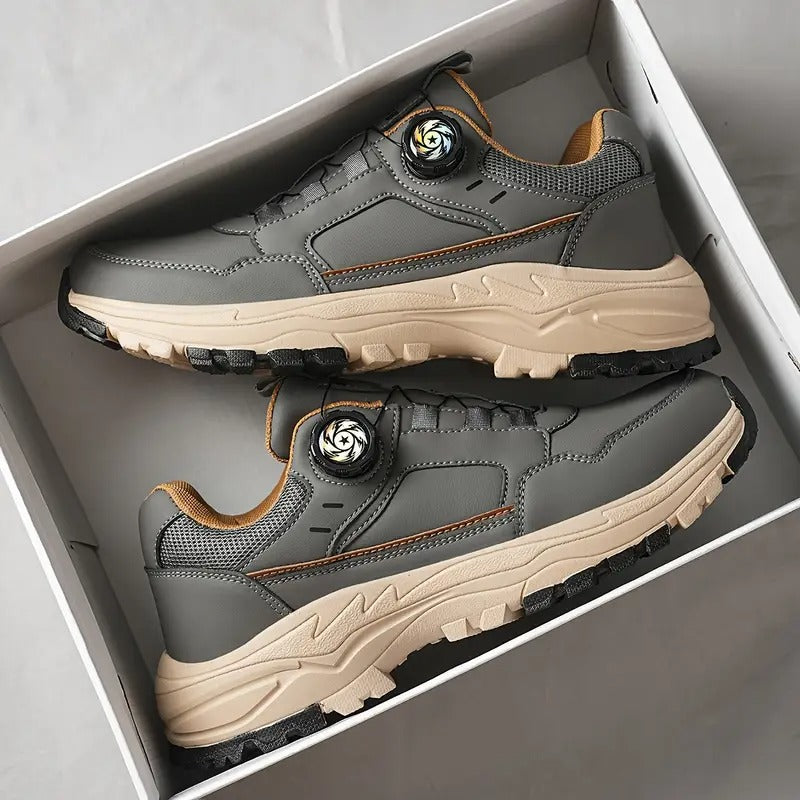 Stylish slip-on self-lacing men's sneakers - Bellkmart