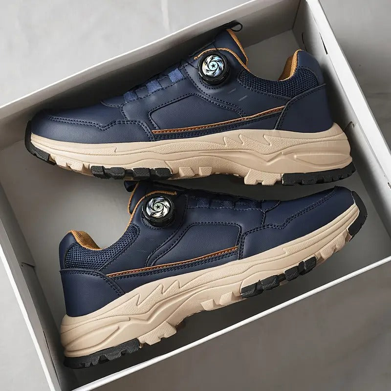 Stylish slip-on self-lacing men's sneakers - Bellkmart