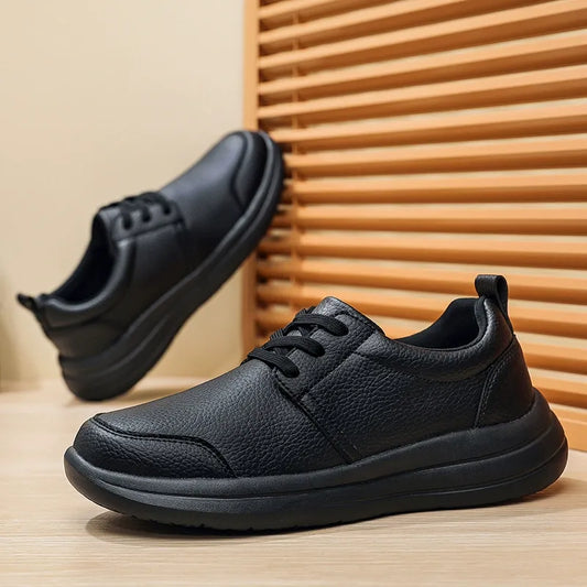 Comfortable orthopedic leather shoes