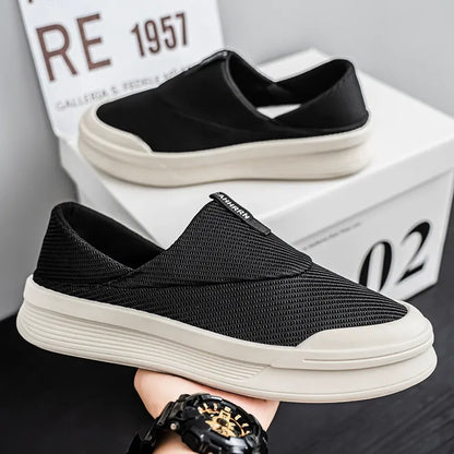 Slip-on mesh trendy shoes - Bellkmart