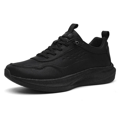 Wide Tox Box Comfy Leather Orthopedic Sneakers - Bellkmart