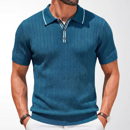 Coastal Knit Polo Tee