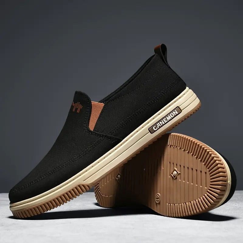 Men's Lightweight Breathable Slip-On Canvas - Bellkmart