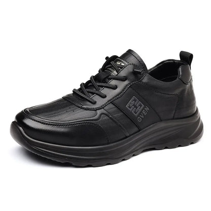 Slip On Comfy Leather Orthopedic Sneakers - Bellkmart