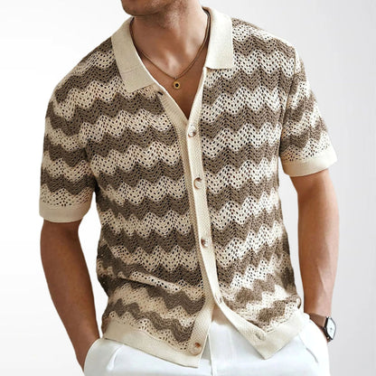 Summer Stripe Polo Tee