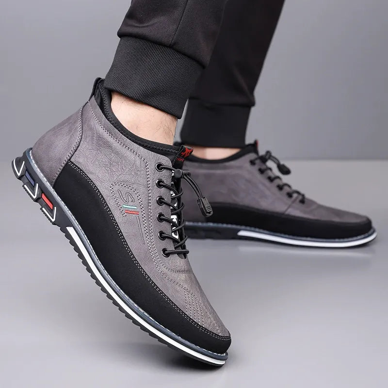 High-top Men's Casual Dress Orthopedic Dress Shoes（Upgraded）