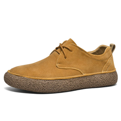 Suede Retro Chunky Casual Shoes - Bellkmart