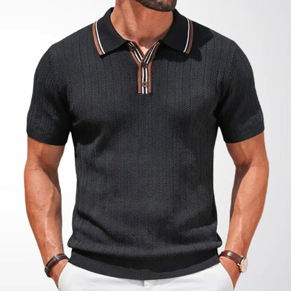 Coastal Knit Polo Tee