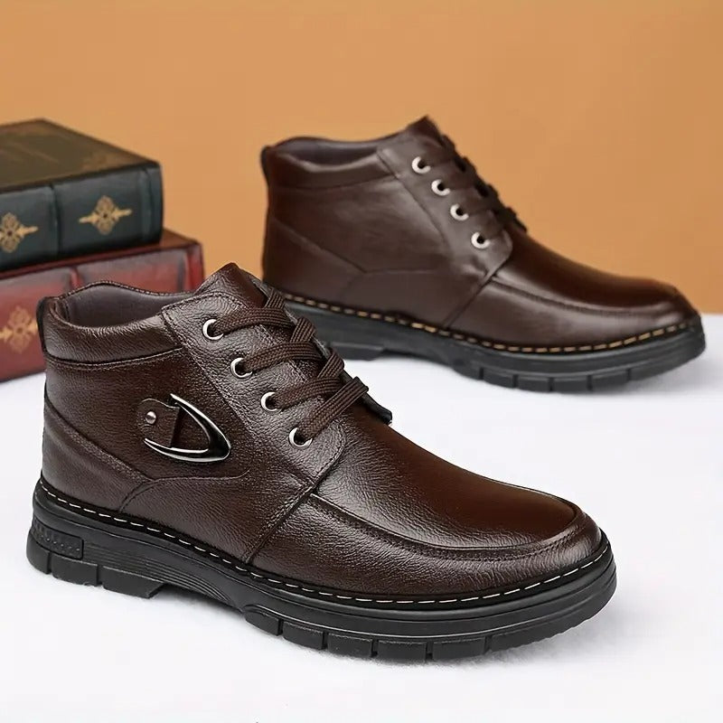 Men's Genuine Thermal Plush Winter Boots