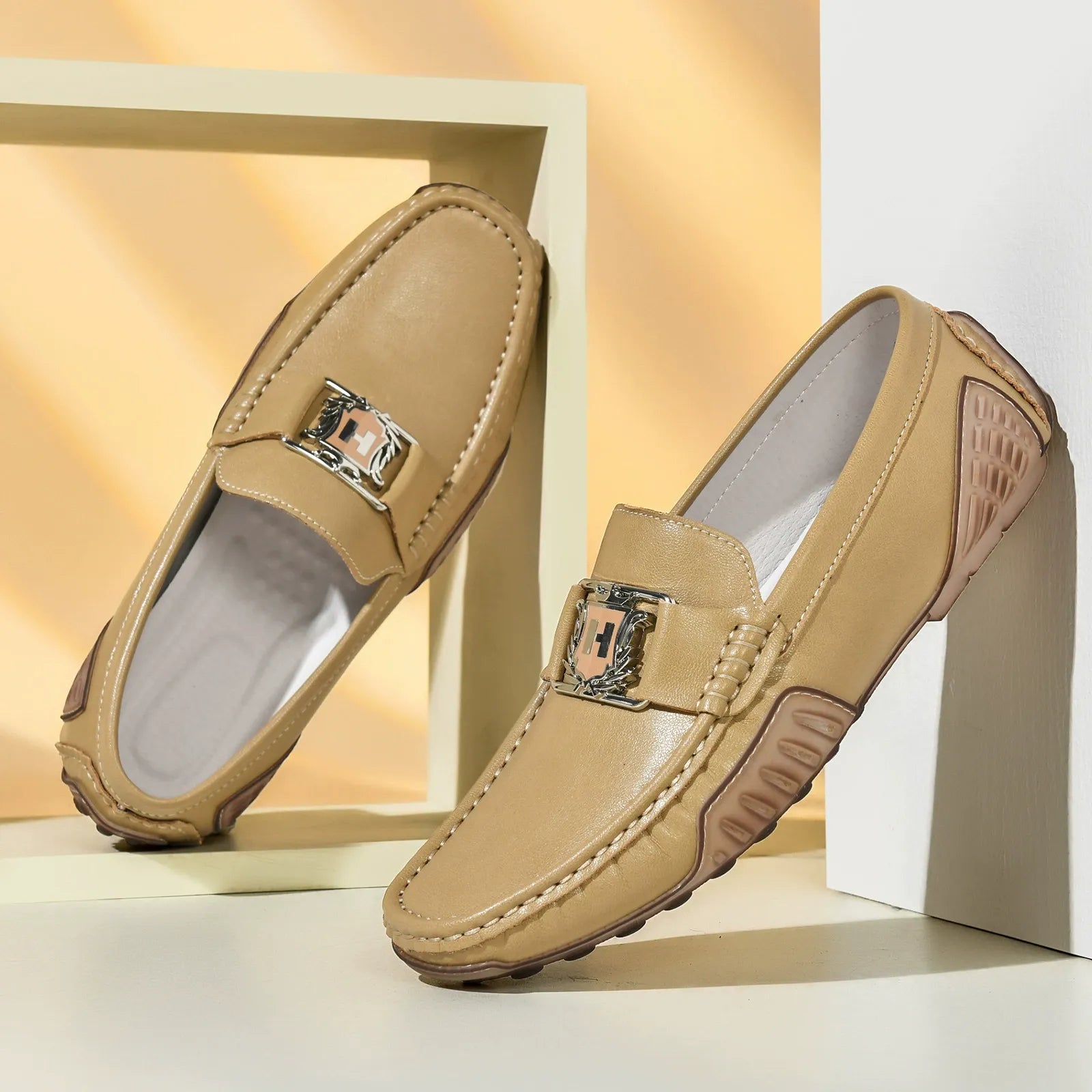 Breathable leather non-slip trendy casual leather shoes - Bellkmart