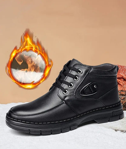 Men's Genuine Thermal Plush Winter Boots - Bellkmart